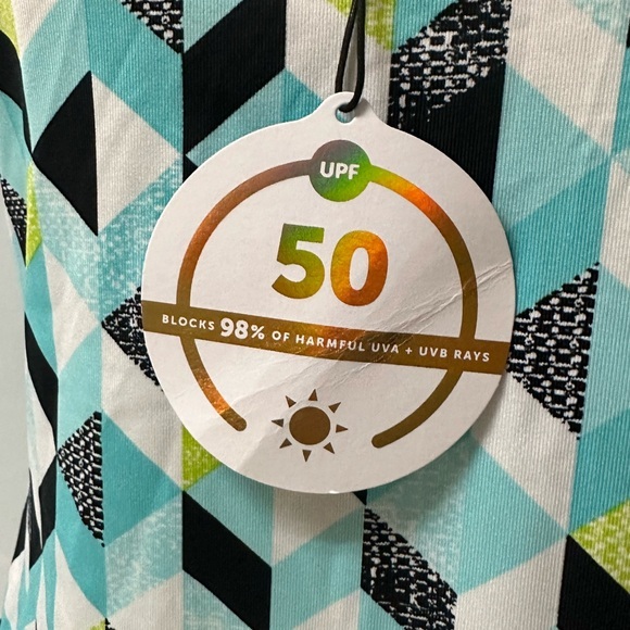 Tail‎ Women's Short Sleeve Printed 1/4 Zip Golf Polo size XS NWT (2077) - Picture 3 of 10